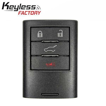 Keyless Factory 2010-2014 Cadillac CTS Wagon / 4-Button Smart Key / PN20940386 / M3N5WY7777A RSK-CAD-WA4